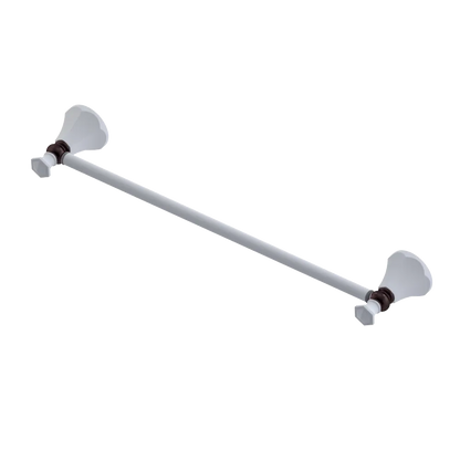Rubinet Towel Bar 18" Matt White