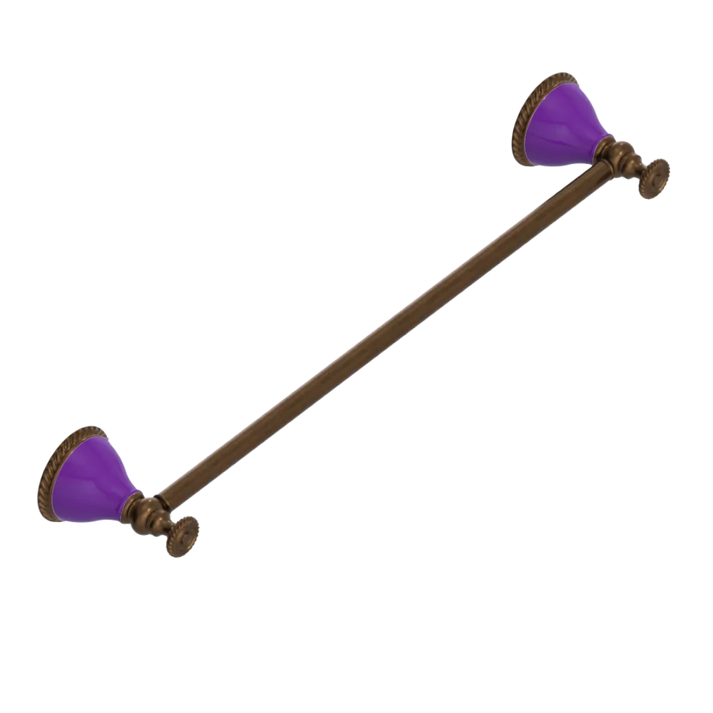Rubinet Towel Bar 18" Tuscan Brass