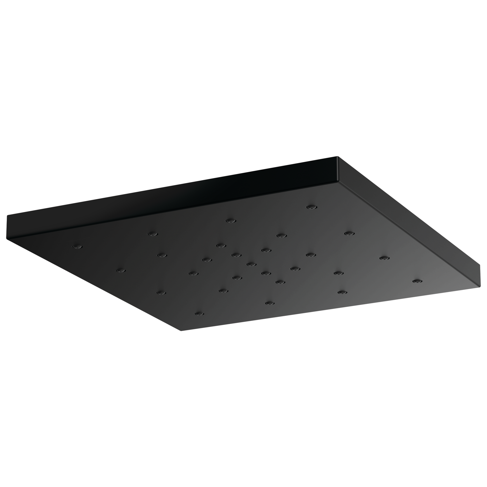 Essential Shower Series 14” Linear Square H2Okinetic Single-Function Raincan Shower Head - Matte Black