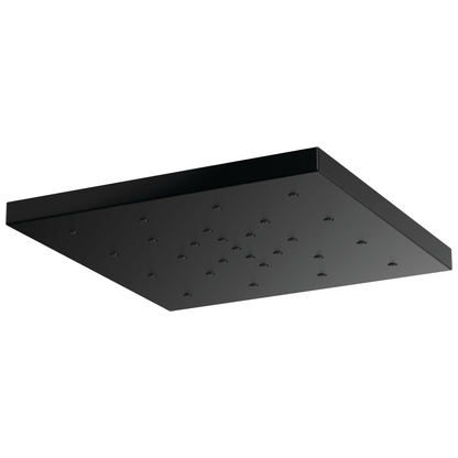 Essential Shower Series 14” Linear Square H2Okinetic Single-Function Raincan Shower Head - Matte Black