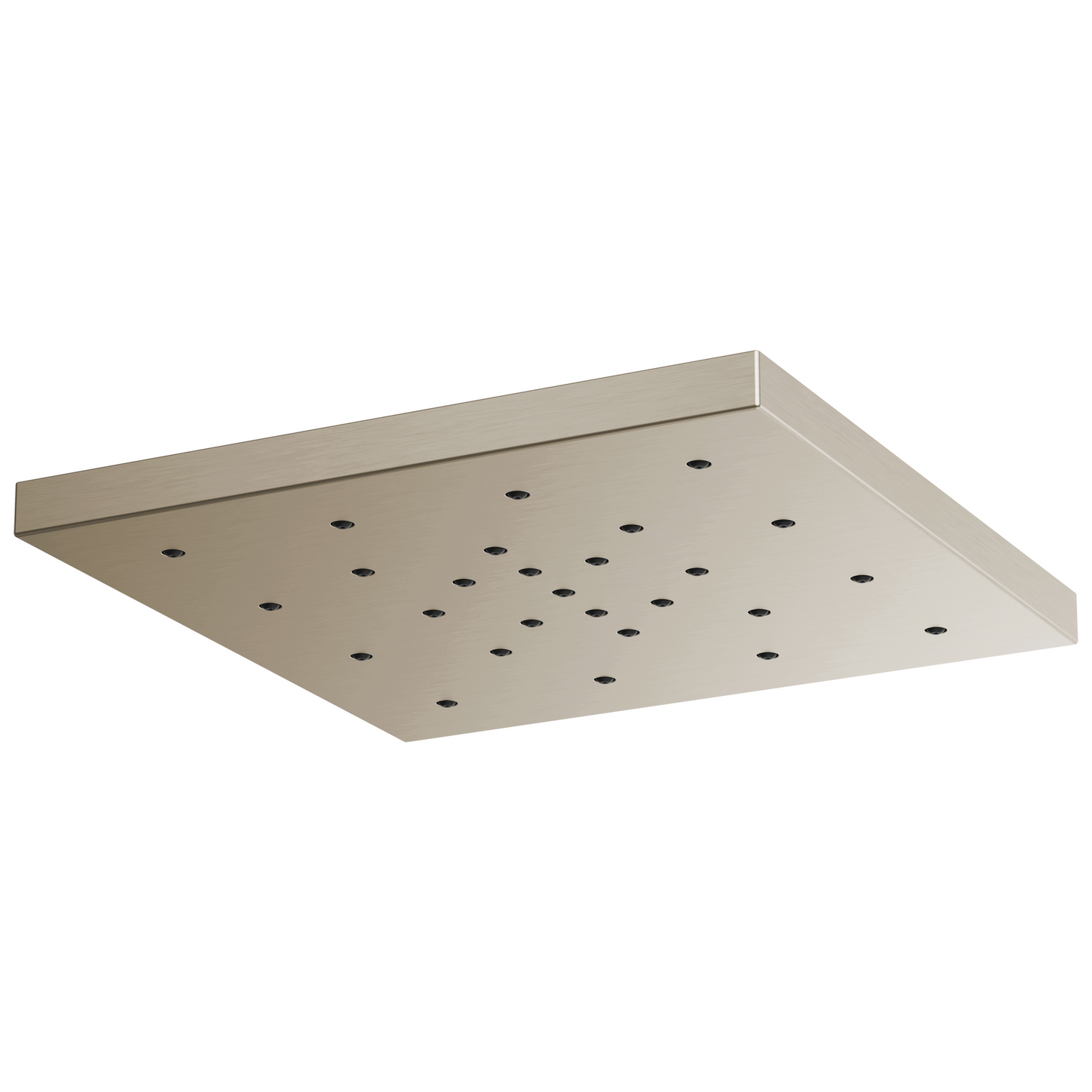 Essential Shower Series 14” Linear Square H2Okinetic Single-Function Raincan Shower Head - Brilliance® Brushed Nickel