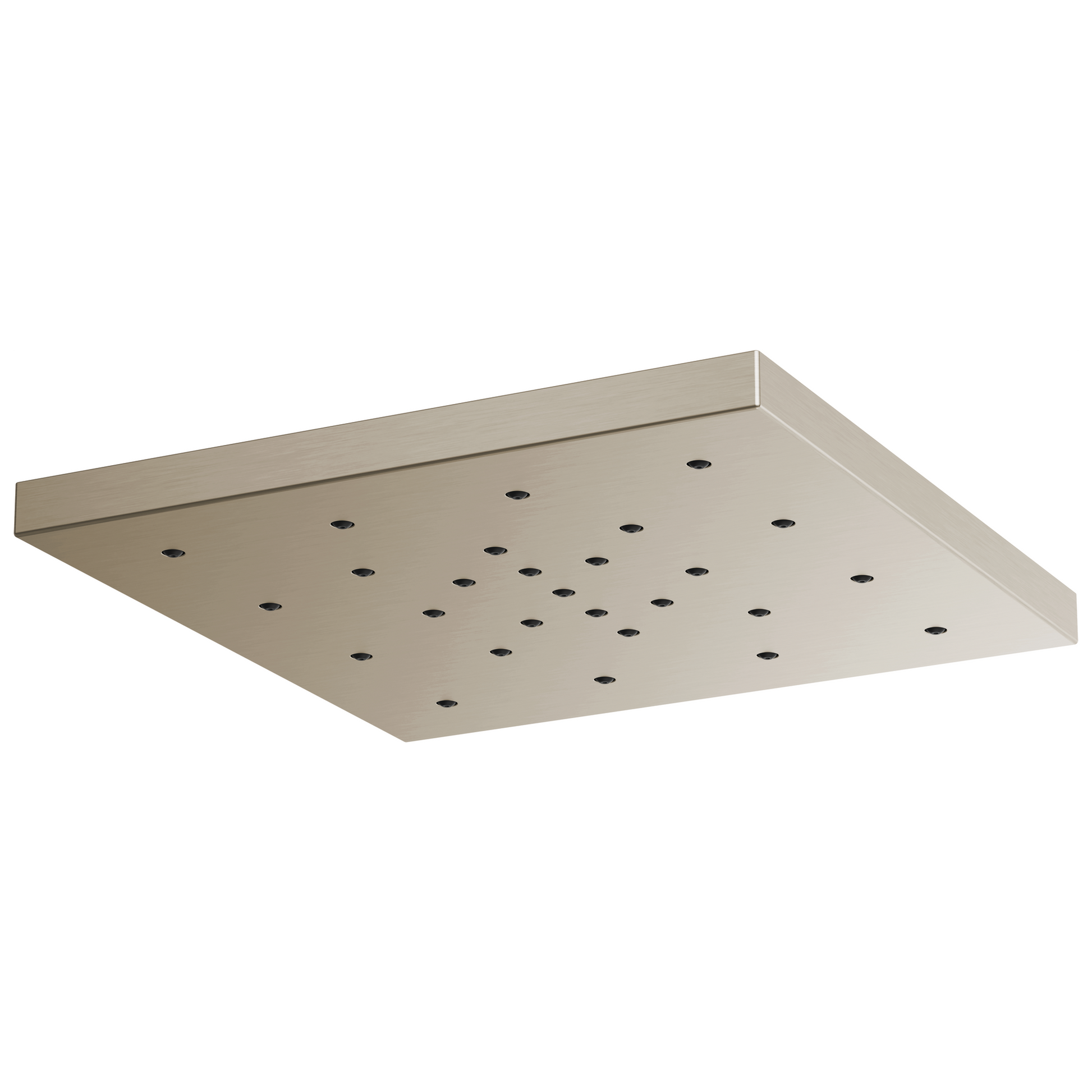 Essential Shower Series 14” Linear Square H2Okinetic Single-Function Raincan Shower Head - Brilliance® Brushed Nickel