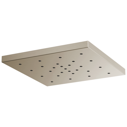 Essential Shower Series 14” Linear Square H2Okinetic Single-Function Raincan Shower Head - Brilliance® Brushed Nickel