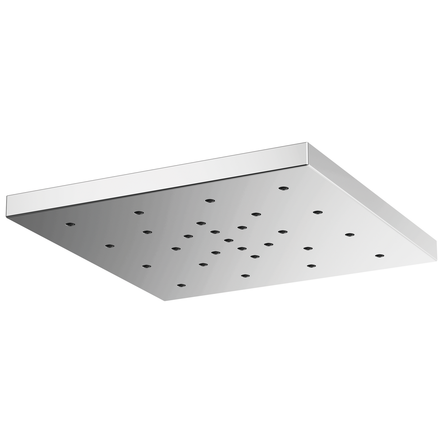 Essential Shower Series 14” Linear Square H2Okinetic Single-Function Raincan Shower Head - Polished Chrome