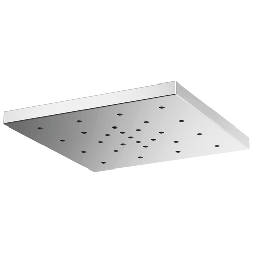 Essential Shower Series 14” Linear Square H2Okinetic Single-Function Raincan Shower Head - Polished Chrome