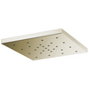 Essential Shower Series 14” Linear Square H2Okinetic Single-Function Raincan Shower Head - Brilliance® Polished Nickel