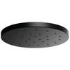 Essential Shower Series 14” Linear Round H2Okinetic Single-Function Raincan Shower Head - Matte Black