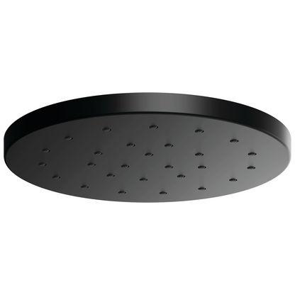Essential Shower Series 14” Linear Round H2Okinetic Single-Function Raincan Shower Head - Matte Black