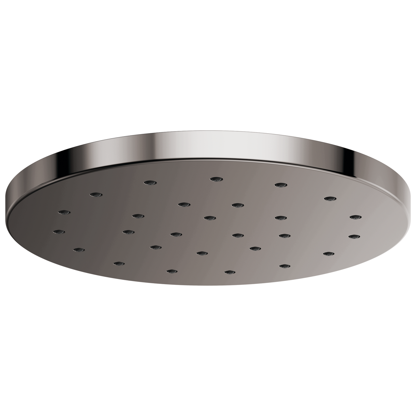Essential Shower Series 14” Linear Round H2Okinetic Single-Function Raincan Shower Head - Brilliance® Black Onyx