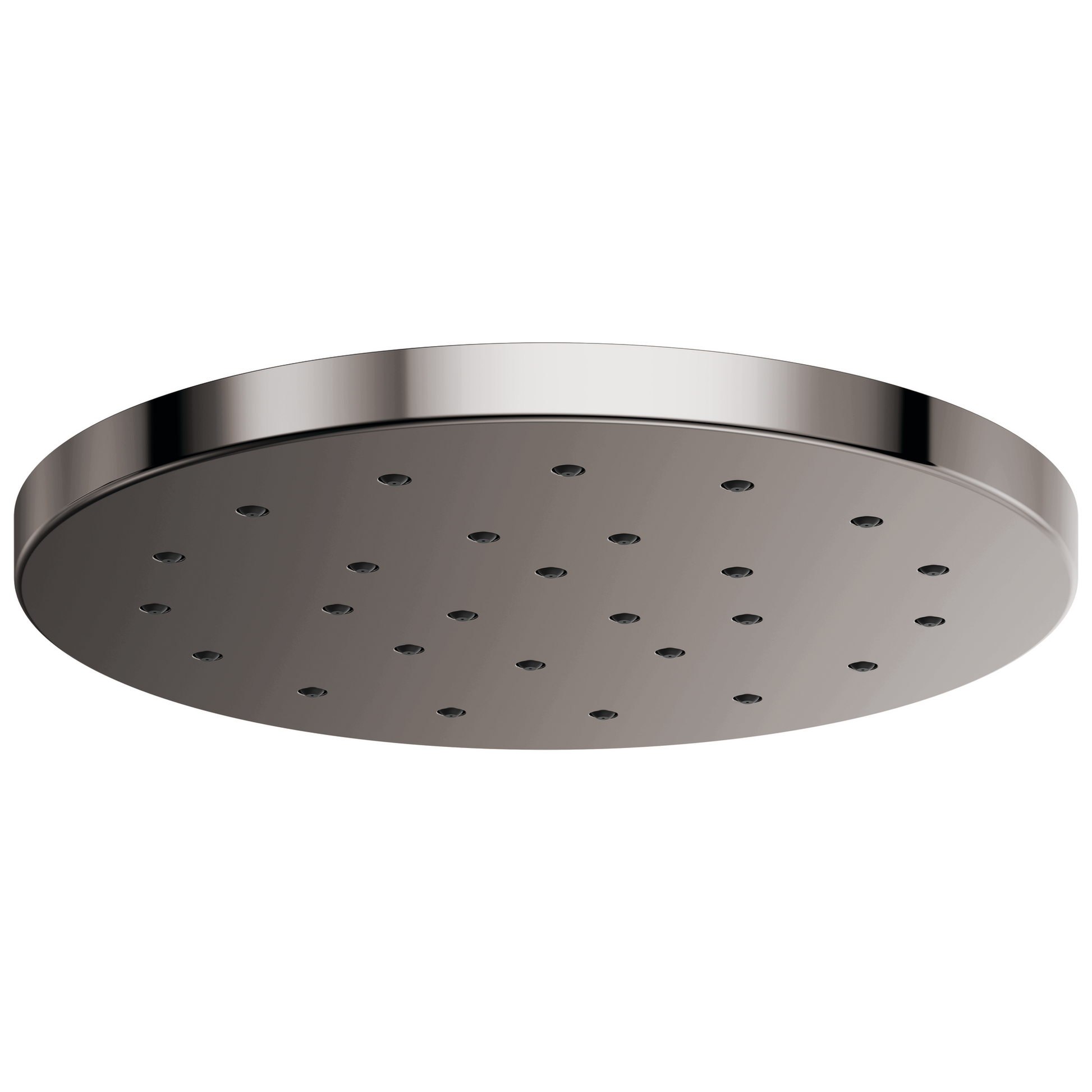 Essential Shower Series 14” Linear Round H2Okinetic Single-Function Raincan Shower Head - Brilliance® Black Onyx