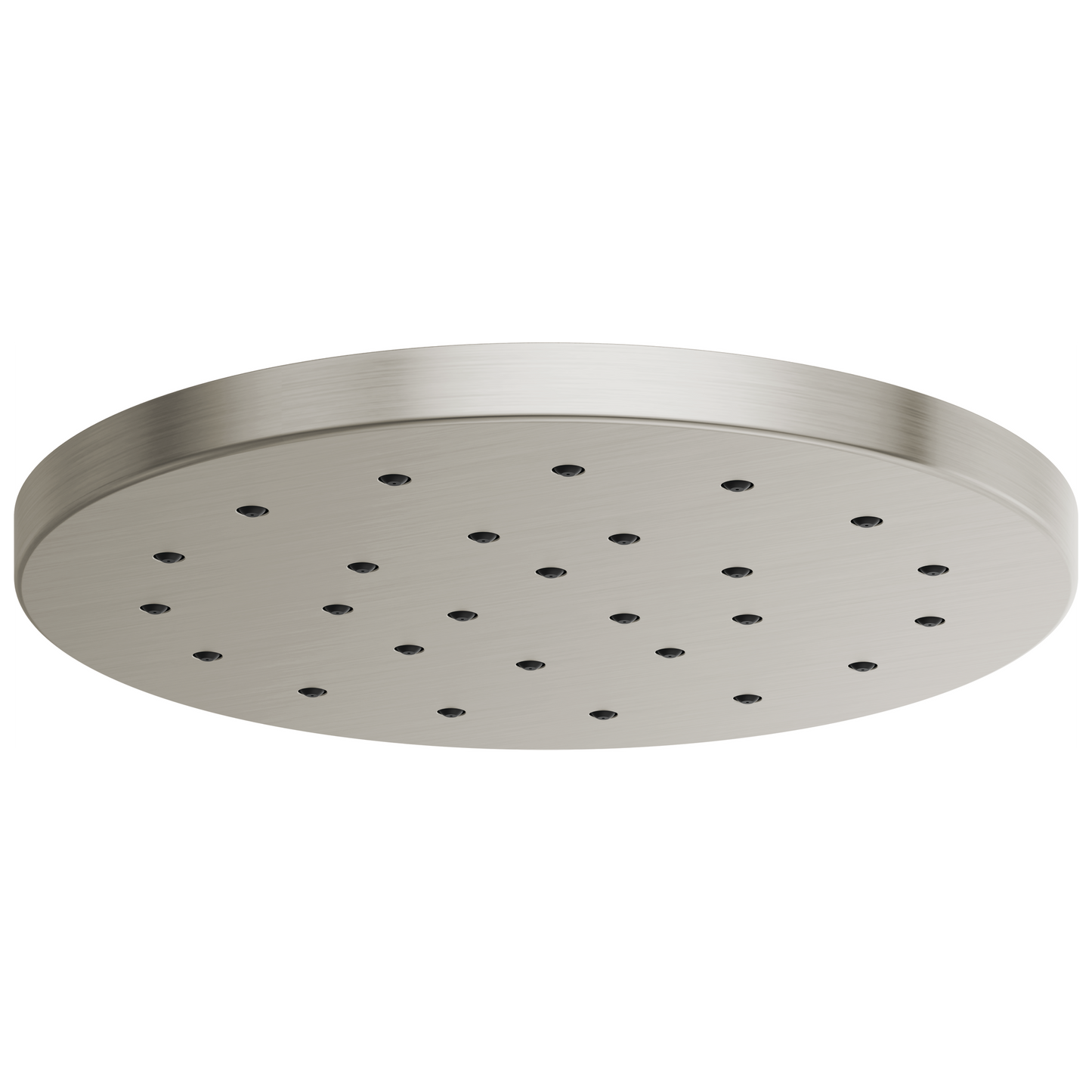 Essential Shower Series 14” Linear Round H2Okinetic Single-Function Raincan Shower Head - Brilliance® Luxe Nickel®