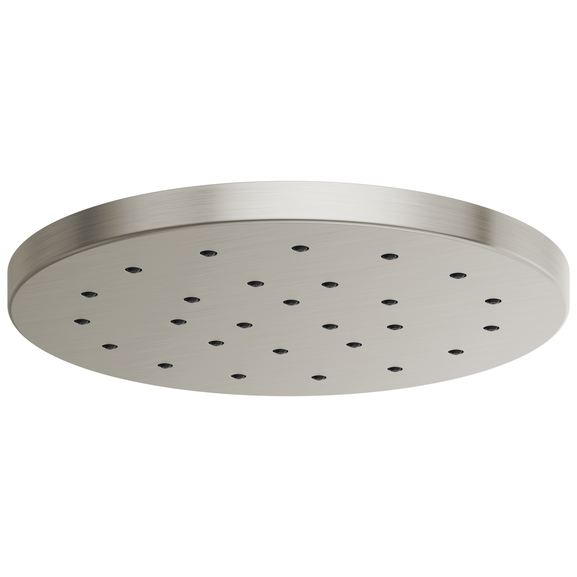 Essential Shower Series 14” Linear Round H2Okinetic Single-Function Raincan Shower Head - Brilliance® Luxe Nickel®