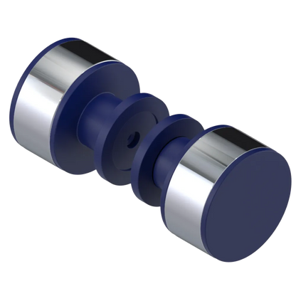 Rubinet Shower Door Knob (set) Midnight Blue