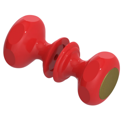 Rubinet Shower Door Knob (set) Red