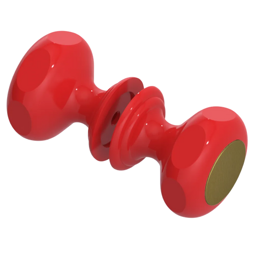Rubinet Shower Door Knob (set) Red