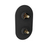 Baril Thermostatic pressure balanced shower valve with 2-way diverter (without handle)