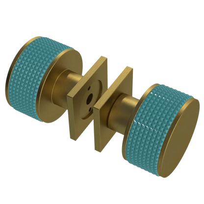 Rubinet Shower Door Knob (set) Antique Brass Matt