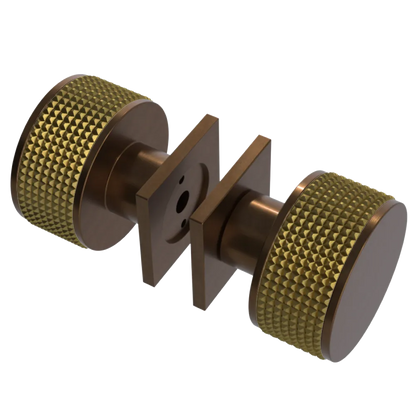 Rubinet Shower Door Knob (set) Tuscan Brass