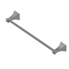 Rubinet Towel Bar 18" Satin Nickel