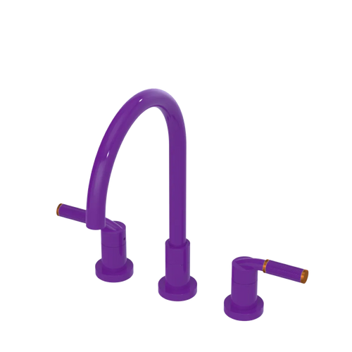 Rubinet Widespread Kitchen Set Purple Haze