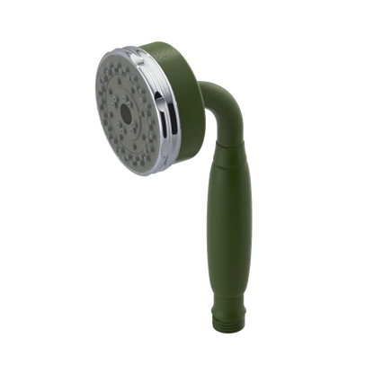 Rubinet 3 Function Hand Held Shower Only Green Envy