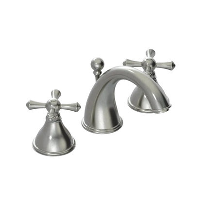 Rubinet Widespread Lav. Set. (less drain) Satin Nickel