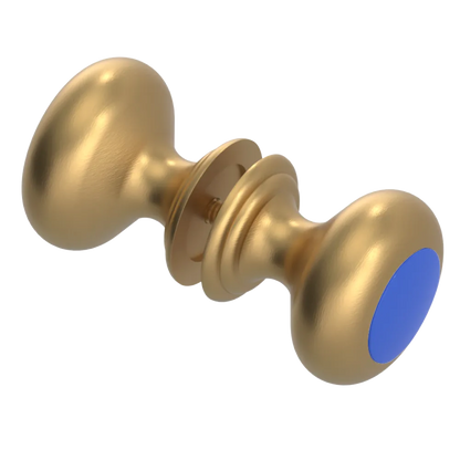 Rubinet Shower Door Knob (set) Satin Gold
