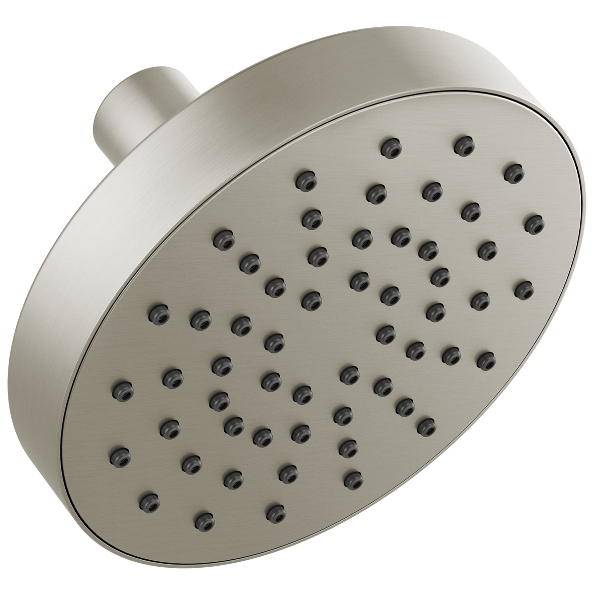 Essential Shower Series 5" Linear Round Single-Function Wall Mount Shower Head - 1.75 GPM - Brilliance® Luxe Nickel®