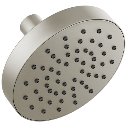 Essential Shower Series 5" Linear Round Single-Function Wall Mount Shower Head - 1.75 GPM - Brilliance® Luxe Nickel®