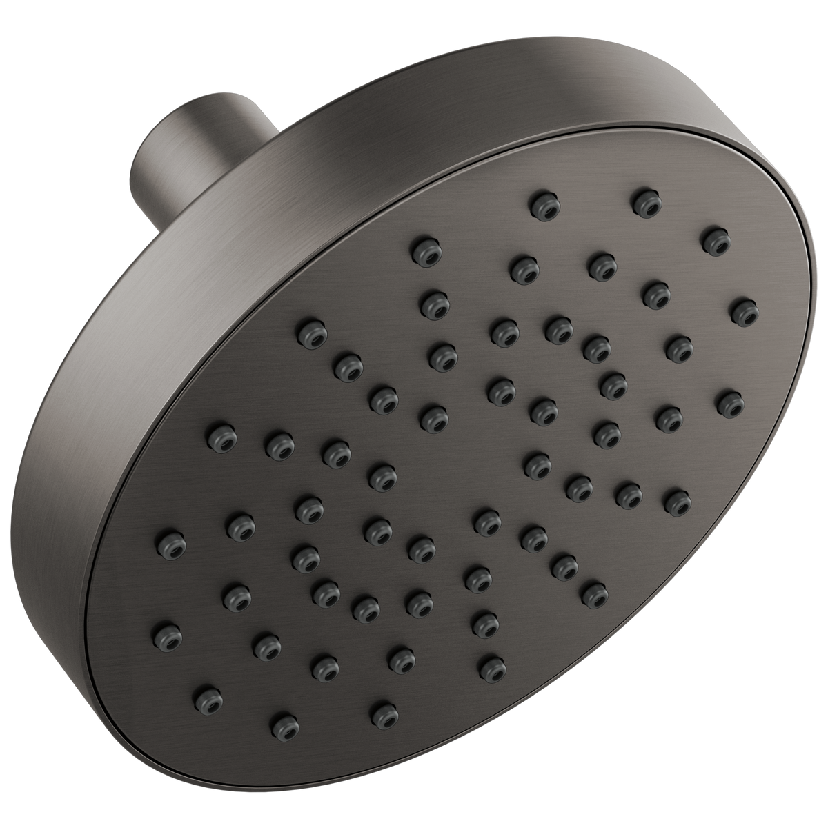 Essential Shower Series 5" Linear Round Single-Function Wall Mount Shower Head - 1.75 GPM - Brilliance® Luxe Steel®