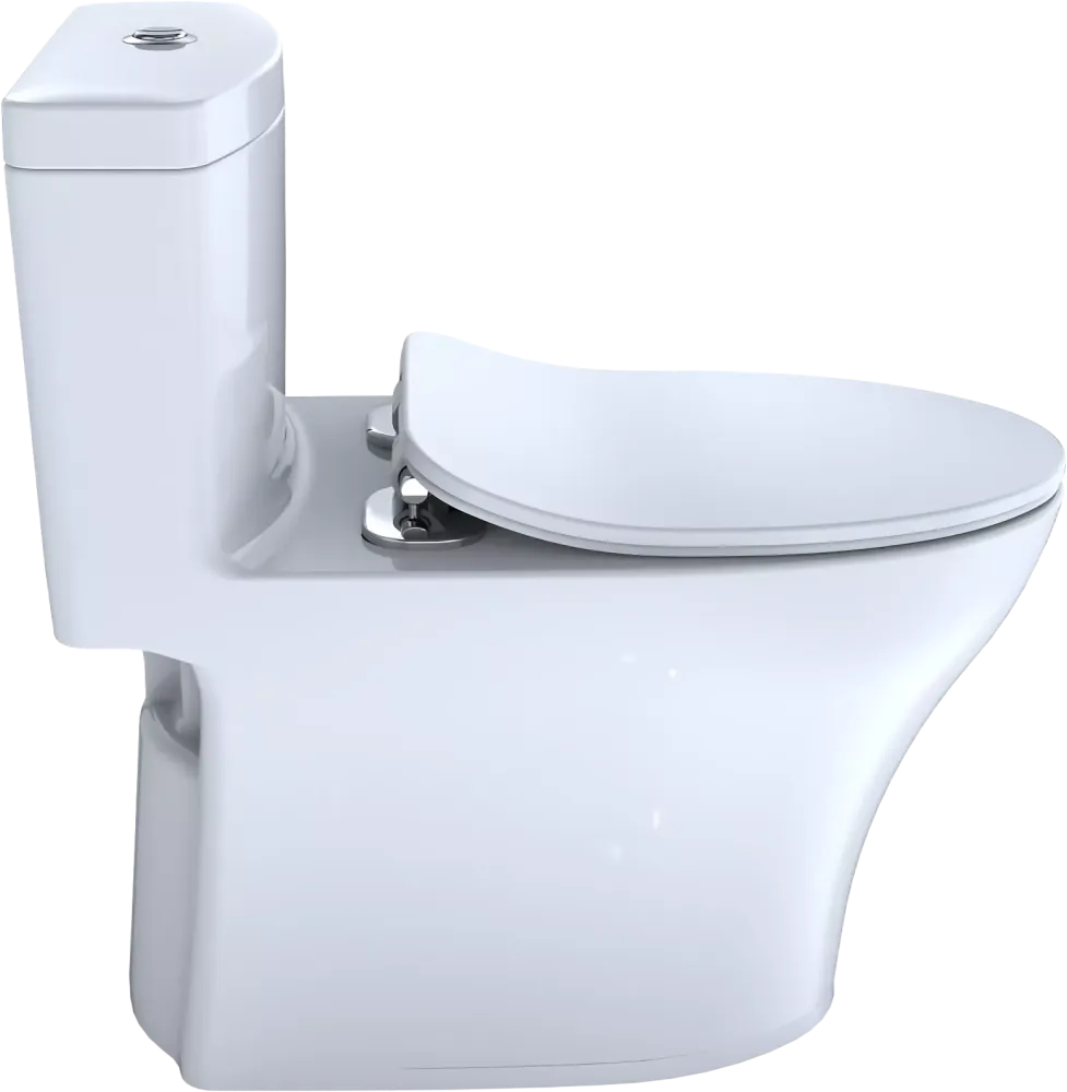 TOTO Aquia® IV One-Piece Toilet - 1.28 GPF & 0.8 GPF, Elongated Bowl - WASHLET+ Connection - Slim Seat