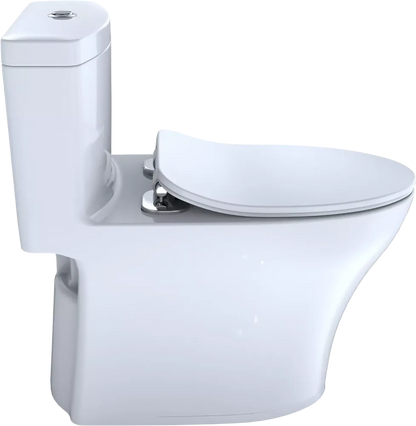 TOTO Aquia® IV One-Piece Toilet - 1.28 GPF & 0.8 GPF, Elongated Bowl - WASHLET+ Connection - Slim Seat