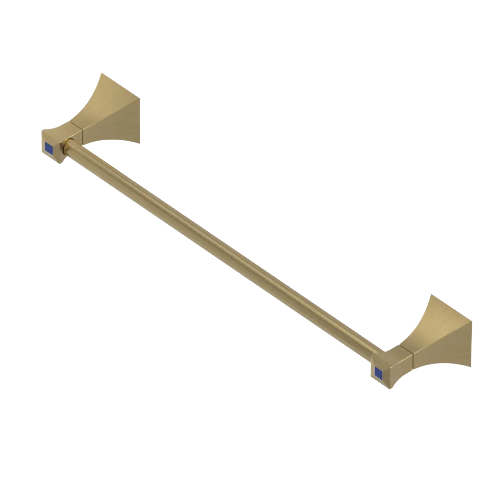 Rubinet Towel Bar 18" Satin Brass