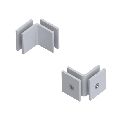 Rubinet 90 Glass to Glass Open Face White