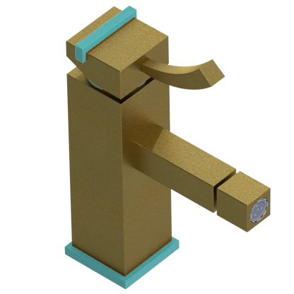 Rubinet Single Control Bidet Fitting (less drain) Antique Brass Matt