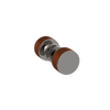 Rubinet Shower Door Knob (set) Polished Nickel
