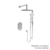 Baril Complete thermostatic pressure balanced shower kit without handle