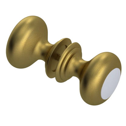 Rubinet Shower Door Knob (set) Antique Brass Matt