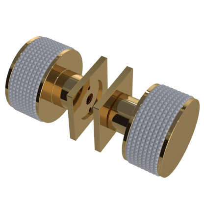 Rubinet Shower Door Knob (set) Gold