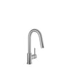 Baril Single-hole bar / prep kitchen faucet with 2-function pull-down spray