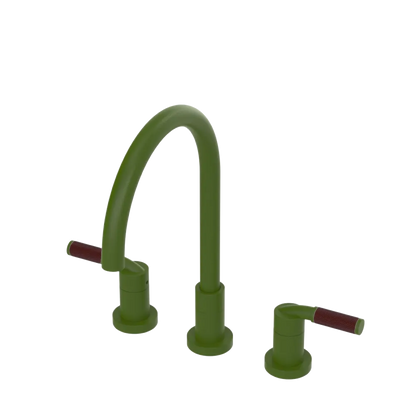 Rubinet Widespread Kitchen Set Green Envy