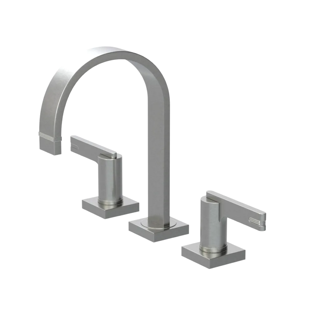 Rubinet Widespread Lav. Set. (less drain) Satin Nickel