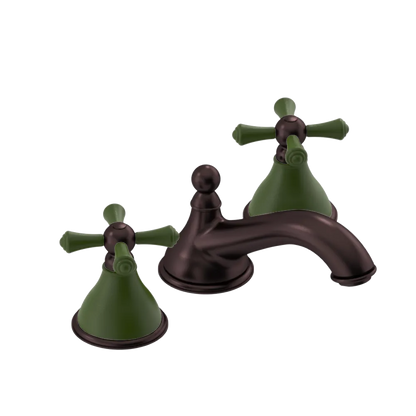 Rubinet Widespread Lav. Set. (less drain) Oil Rubbed Bronze
