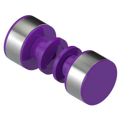 Rubinet Shower Door Knob (set) Purple Haze