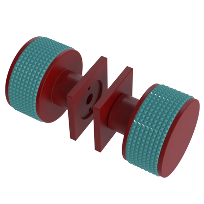 Rubinet Shower Door Knob (set) Maroon