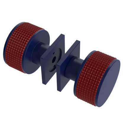 Rubinet Shower Door Knob (set) Midnight Blue