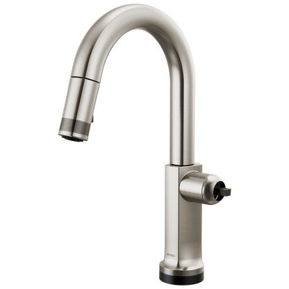 Brizo Smarttouch Pull Down Prep Faucet With Arc Spout Less Handle