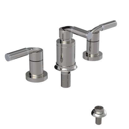 Rubinet Bidet Fitting with Spray, Diverter, and Vacuum Breaker (less drain) Polished Nickel