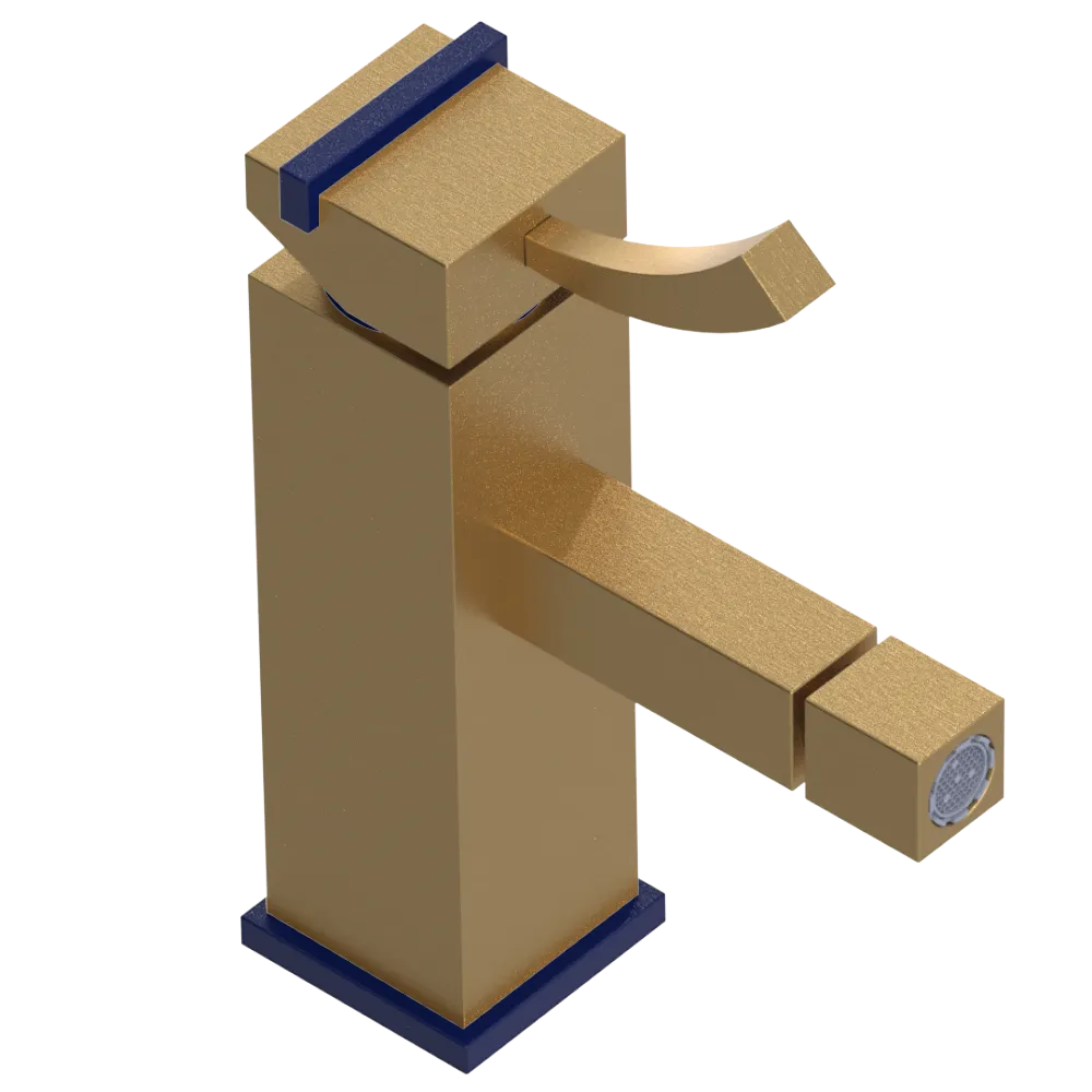 Rubinet Single Control Bidet Fitting (less drain) Satin Gold