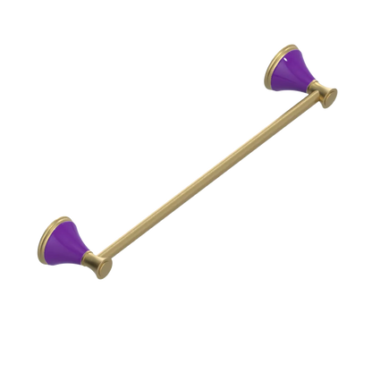 Rubinet Towel Bar 18" Satin Brass